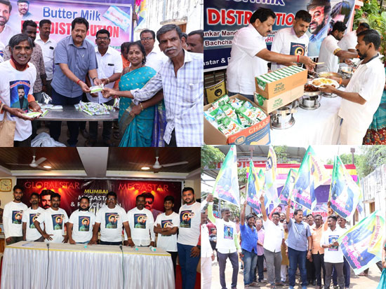 Generous Social Service From Ram Charan Fans In Mumbai